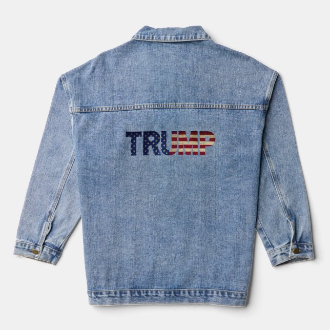 Trump America   Denim Jacket (Back)