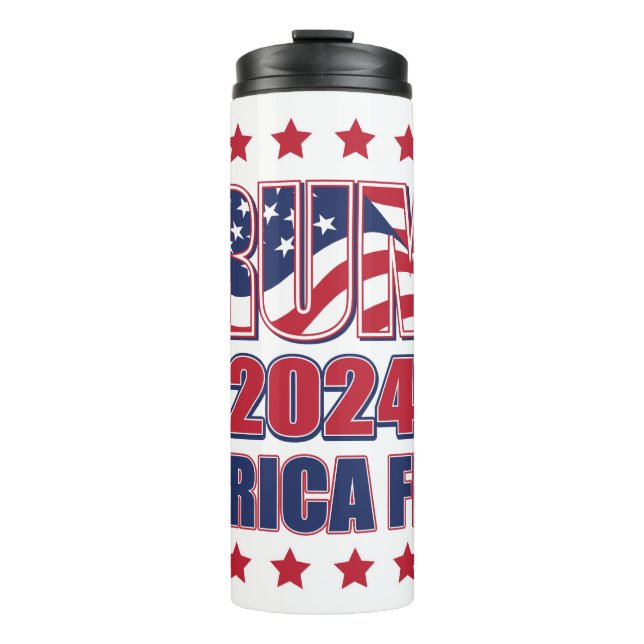 Trump America First Thermal Tumbler (Front)