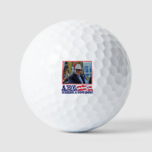 Trump - America Needs a Cowboy Golf Balls