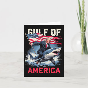 Trump America Shark Gulf Of Usa 2025  Card