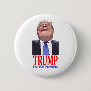 Trump, America's 45th President 6 Cm Round Badge