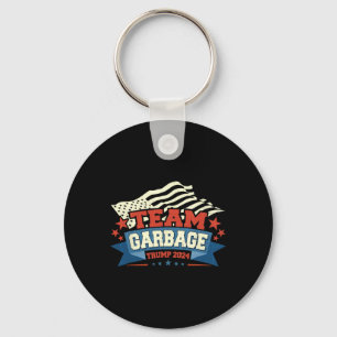 Trump America's Favorite Garbyge Man Trump In Tras Key Ring