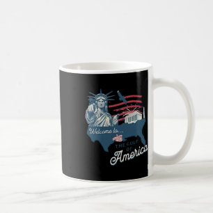 Trump America's Gulf Mexico Funny Trump Usa Flag Coffee Mug
