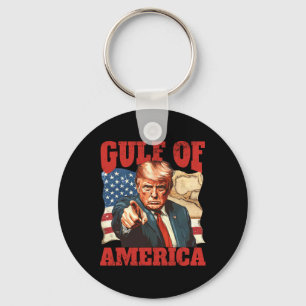 Trump America's Gulf Mexico President Trump 2025 Key Ring