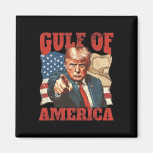 Trump America's Gulf Mexico President Trump 4 Magnet