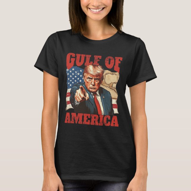 Trump America's Gulf Mexico President Trump 4  T-Shirt (Front)