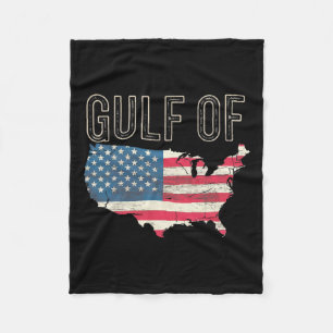 Trump America's Gulf Mexico President Trump 5 Fleece Blanket