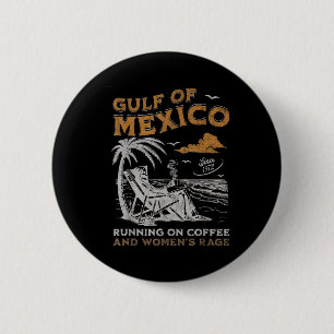 Trump Americas Gulf Mexico President Trump 6 Cm Round Badge