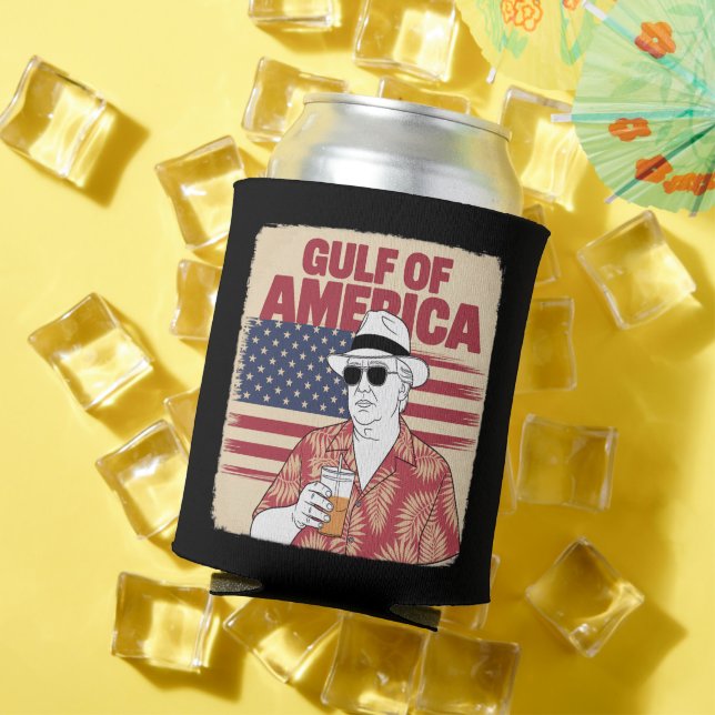 Trump America's Gulf Mexico President Trump  Can Cooler (In Situ Summer)