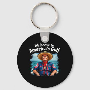 Trump America's Gulf Mexico President Trump Key Ring