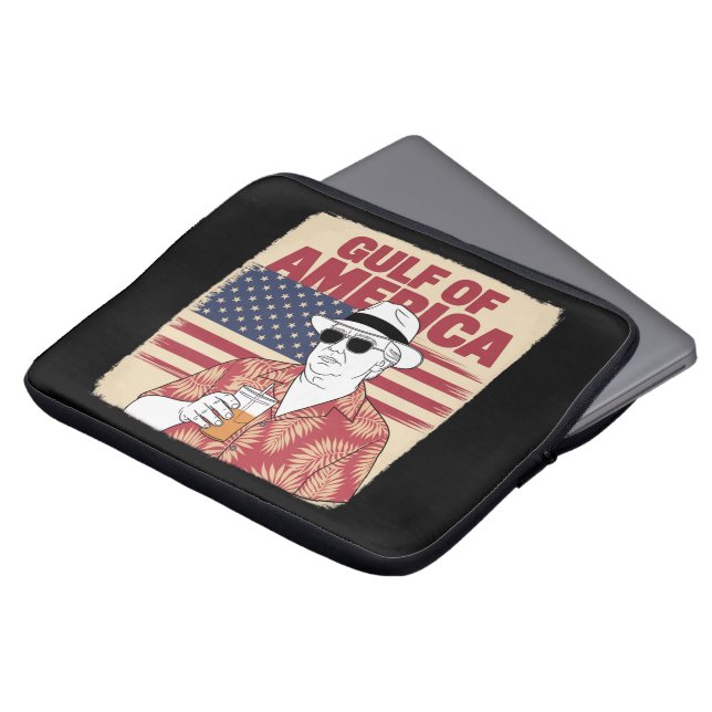 Trump America's Gulf Mexico President Trump  Laptop Sleeve (Front Top)