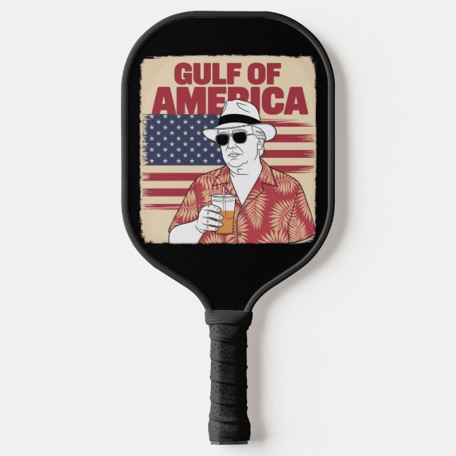 Trump America's Gulf Mexico President Trump  Pickleball Paddle (Front)