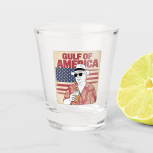 Trump America's Gulf Mexico President Trump  Shot Glass