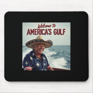 Trump America's Gulf Mexico President Trump Sombre Mouse Pad