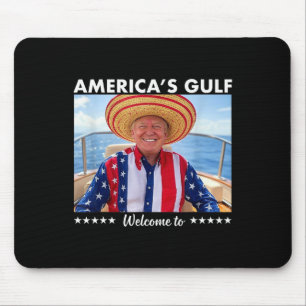 Trump America's Gulf Mexico President Trump Sombre Mouse Pad