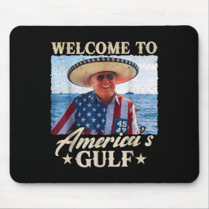 Trump America's Gulf Mexico President Trump Sombre Mouse Pad