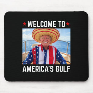 Trump America's Gulf Mexico President Trump Sombre Mouse Pad