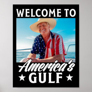 Trump America's Gulf Mexico President Trump Sombre Poster