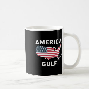 Trump America's Gulf Mexico Retro Us Map Coffee Mug