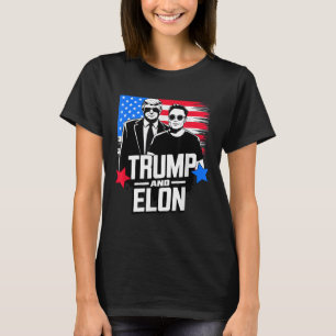 Trump And Elon 2024 Presidential Election American T-Shirt