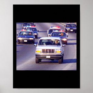 Trump And Fat Vance Police Car Chase Of Oma Meme Poster