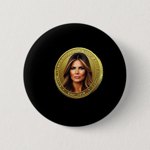Trump And Melania Currency Launches Meme Coin Trum 6 Cm Round Badge