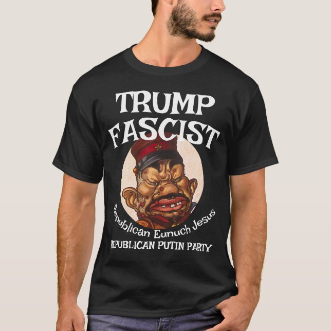Trump Anti Fascist Whacker CivilWar 2026 2028 T-Shirt (Front)