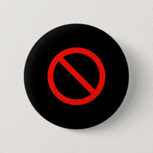 Trump - Anti Trump 6 Cm Round Badge