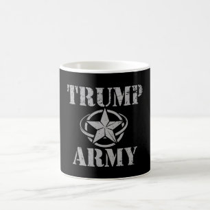 Trump Army 47th US President Vintage Retro Coffee Mug