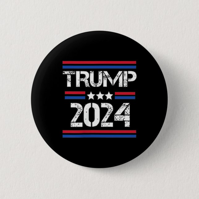 Trump Arrest This 2 Side  6 Cm Round Badge (Front)