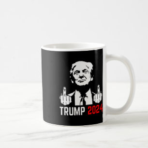 Trump Arrest This Fingers 2024 America Usa Flagfun Coffee Mug