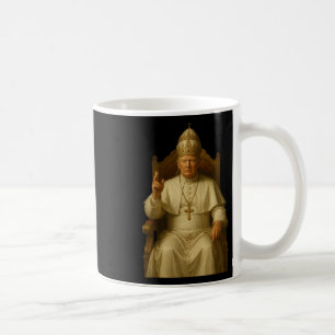 Trump As Vatican Church Pope Funny Pope Trump  Coffee Mug