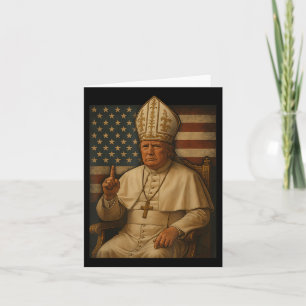 Trump As Vatican Church Pope Republican Make Vatik Card