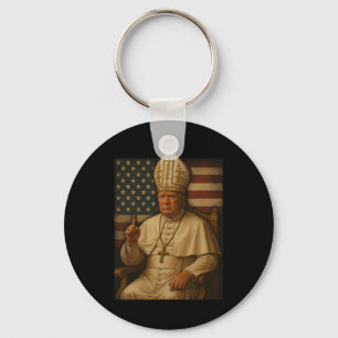 Trump As Vatican Church Pope Republican Make Vatik Key Ring