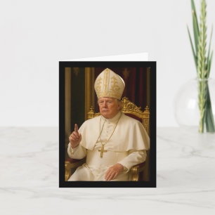 Trump As Vatican Church Pope Trump Funny Vatican C Card