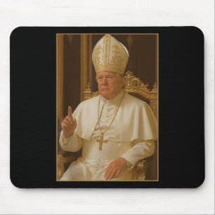 Trump As Vatican Church Pope Trump Funny Vatican C Mouse Pad