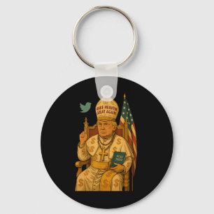 Trump As Vatican Church Pope Trump Key Ring