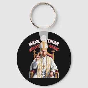 Trump As Vatican Church Pope Trump Make Vatikan Gr Key Ring