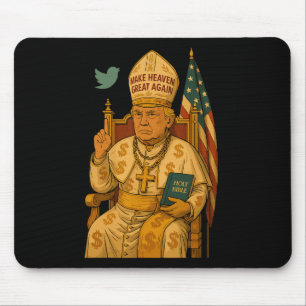 Trump As Vatican Church Pope Trump Mouse Pad