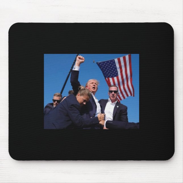 Trump Attack On Trump Fight For America Trump Unde Mouse Pad (Front)