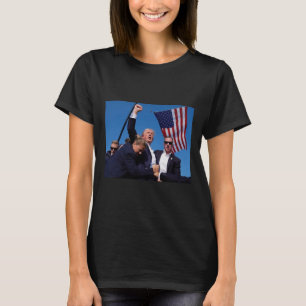 Trump Attack On Trump Fight For America Trump Unde T-Shirt