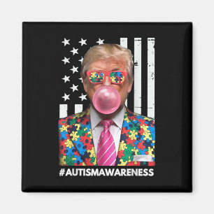Trump Autism Awareness For Trump Autism _2 Magnet