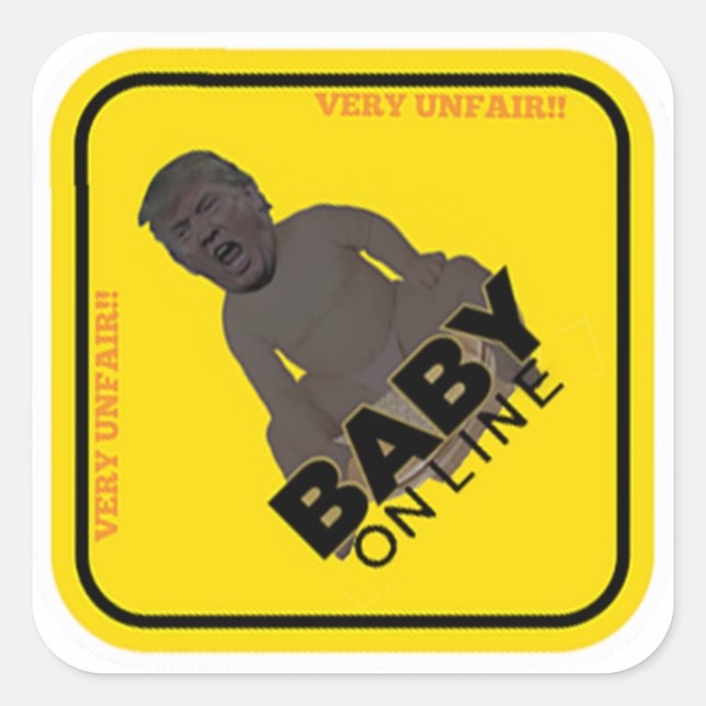 Trump-Baby Online Sticker (Front)