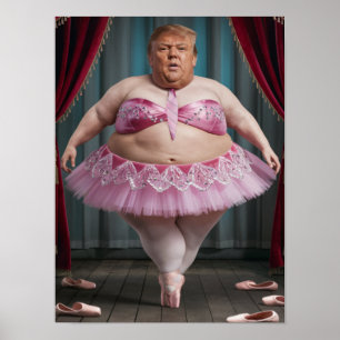 Trump Ballerina Poster