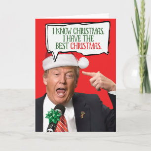 Trump Best Christmas Christmas Humour Greeting Holiday Card