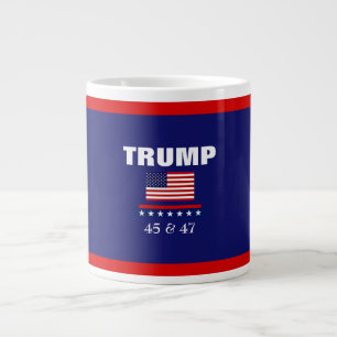 TRUMP BEST PRESIDENT EVER 45 & 47 JUMBO COFFEE MUG