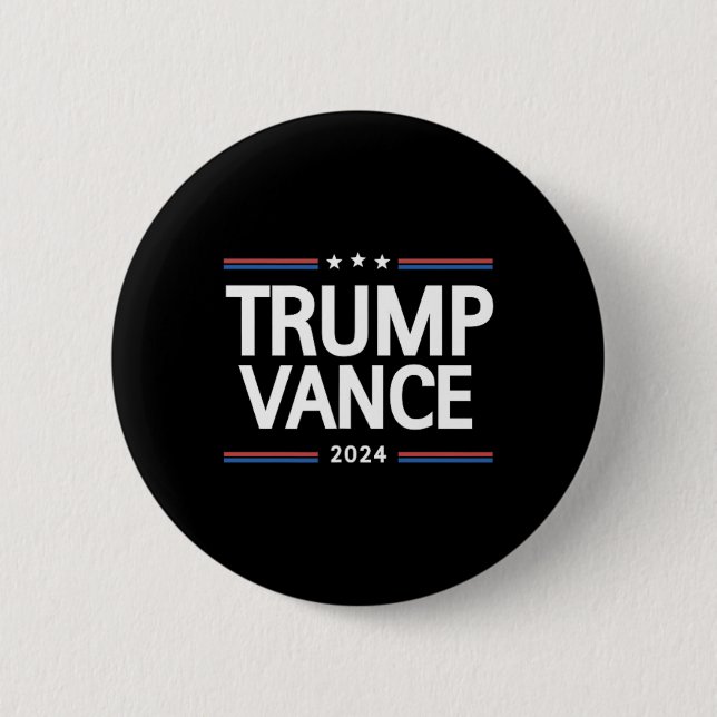 Trump Better Coverage Than 5g - 2 Sided Funny Poli 6 Cm Round Badge (Front)