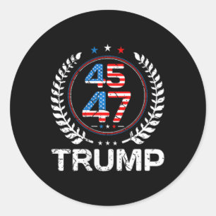 Trump Better Coverage Than 5g Can You Hear Us Now Classic Round Sticker
