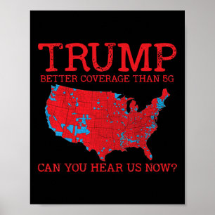 Trump Better Coverage Than 5g Electoral Map 2024 T Poster
