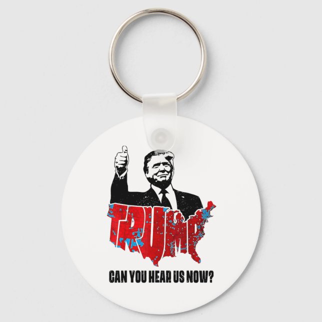 Trump Better Coverage Than 5g  Key Ring (Front)
